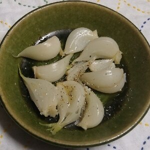 にんにくのレンジ蒸しおつまみ レシピ 作り方 By けいちゃん088 楽天レシピ